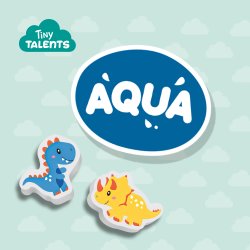 SES Creative - Badefigurer i skum - Dinoer