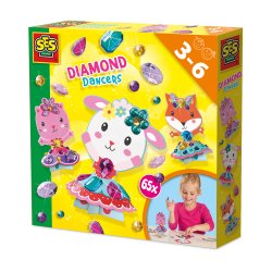 SES Creative - Diamantmosaik - Dansende dyr