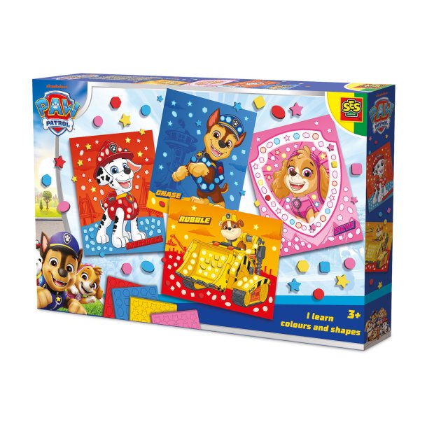 SES Creative - Paw Patrol - Jeg lærer former og farver