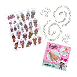 SES Creative - Lav dine egne armb&#229;nd - L.O.L. med puffy stickers