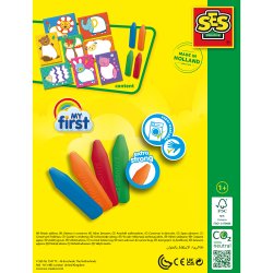 SES Creative - Min f&#248;rste - Farvekridt og dyrekort