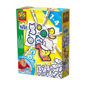 SES Creative - Min første - Farvelæg klistermærker