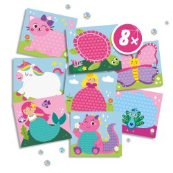 SES Creative - Min første - Klistermærker med glimmer