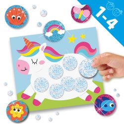 SES Creative - Min første - Klistermærker med glimmer