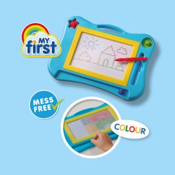 SES Creative - Mit første - Magnetisk tegnetavle med farver