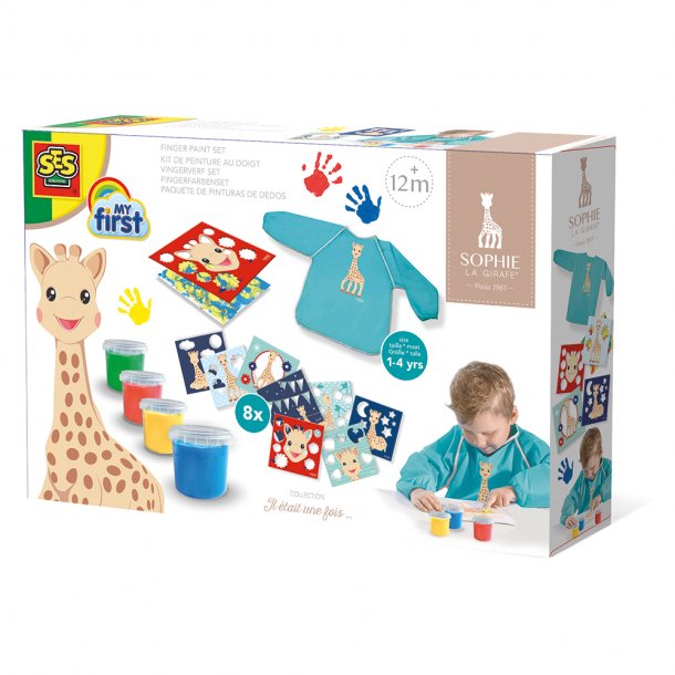 SES Creative - Sophie la girafe - Fingermalings&#230;t