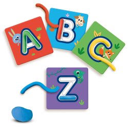 SES Creative - L&#230;r alfabetet med modellervoks