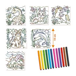 SES Creative - Mal efter nummer - Tusser med trekantsgreb