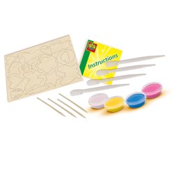 SES Creative - Mal med marmorfarver - Dyr