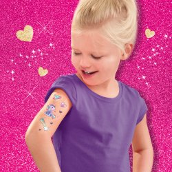 SES Creative - Tatoveringer og glitter - Enhj&#248;rning