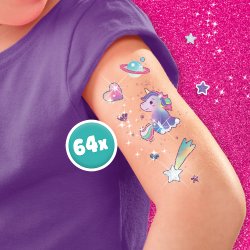 SES Creative - Tatoveringer og glitter - Enhj&#248;rning