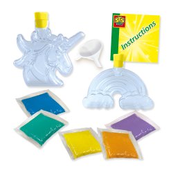 SES Creative - Sandkunst - Galaxy - Enhj&#248;rning og Regnbue