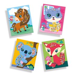 SES Creative - Broderikort - Broder med glasperler