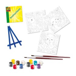 SES Creative - Mal efter nummer - Skovens dyr