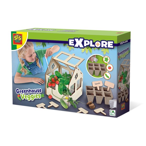 SES Creative - Miniv&#230;ksthus med plantefr&#248;