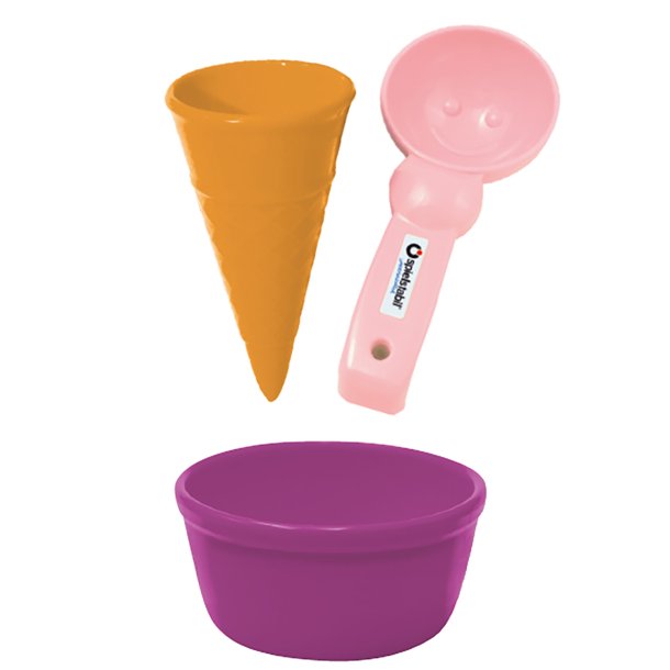 Spielstabil - Sandsæt 3 dele - Sunsetpop isvaffel
