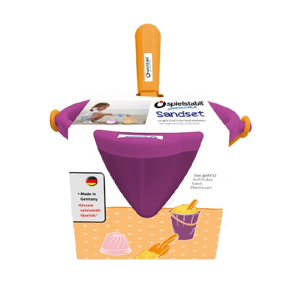 Spielstabil - Sandsæt 3 dele - Sunsetpop spand