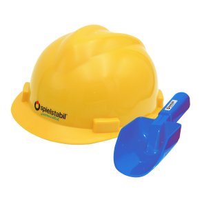 Spielstabil - Hjelm og sandskovl - Byggemester