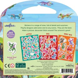 eeBoo - Klisterm&#230;rker - Drager 200 stk