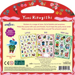 eeBoo - Klisterm&#230;rker - Katte og venner 200 stk