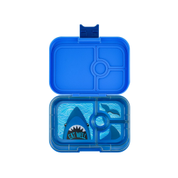 Yumbox - Panino Madkasse m. 4 rum - Surf Blue/Shark