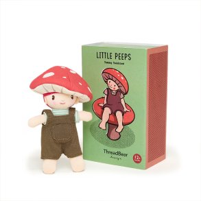 ThreadBear - Dukke - Little Peeps - Tommy Toadstool 13,5 cm