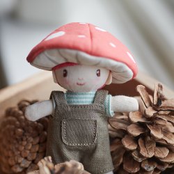 ThreadBear - Dukke - Little Peeps - Tommy Toadstool 13,5 cm