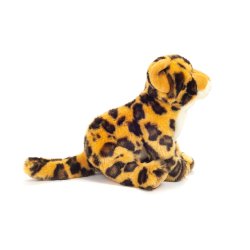 Teddy Hermann - Siddende leopard 27 cm