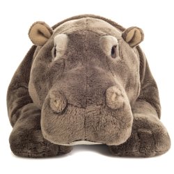 Teddy Hermann - Liggende flodhest 38 cm