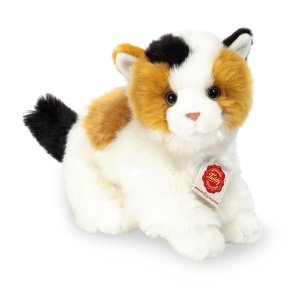 Teddy Hermann - Kat flerfarvet 24 cm