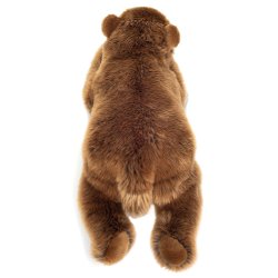 Teddy Hermann - Liggende bj&#248;rn brun 45 cm