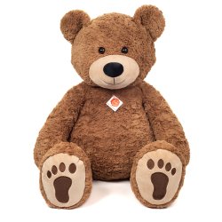 Teddy Hermann - Brun bamse med poter 75 cm