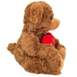 Teddy Hermann - Brun bamse med hjerte 20 cm