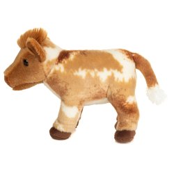 Teddy Hermann - Ko 22 cm - broget