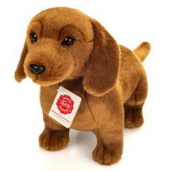 Teddy Hermann - Stående gravhund 32 cm