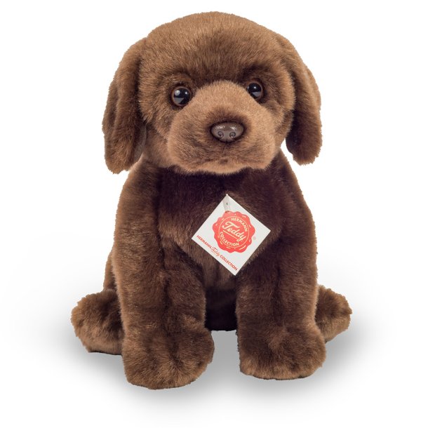 Teddy Hermann - Siddende Labrador brun 25 cm