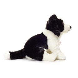 Teddy Hermann - Siddende Border Collie hvalp 25 cm