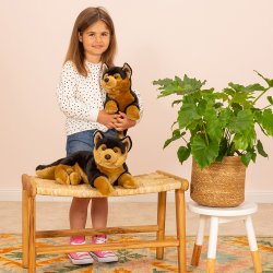 Teddy Hermann - Liggende Schæfer 45 cm
