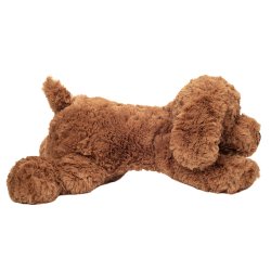 Teddy Hermann - Liggende hund brun 30 cm