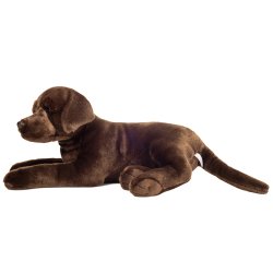 Teddy Hermann - M&#248;rkebrun Labrador 50 cm