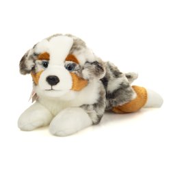 Teddy Hermann - Liggende australsk hyrdehund 40 cm