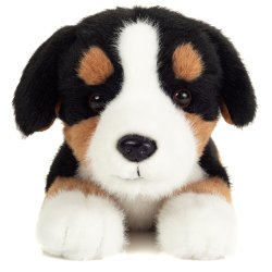 Teddy Hermann - Liggende Berner Sennen 32 cm