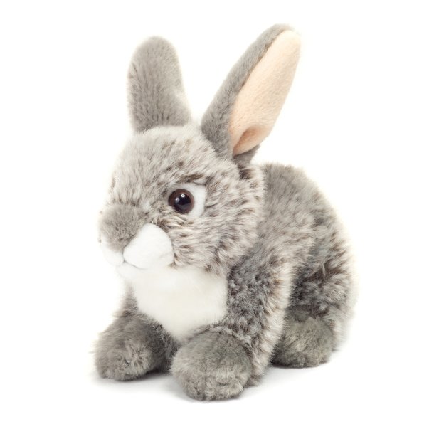 Teddy Hermann - Siddende kanin gr&#229; 18 cm