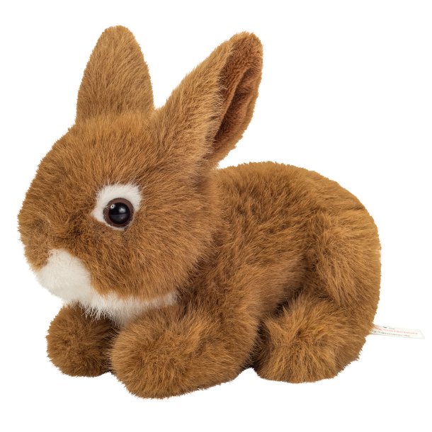 Teddy Hermann - Liggende kanin brun 17 cm