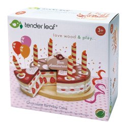 Tender Leaf - Lagkage med lys - Chokolade