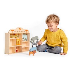 Tender Leaf - S&#230;ttekasse med 8 tr&#230;dyr - Savannen