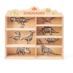 Tender Leaf - S&#230;ttekasse med 8 tr&#230;dyr - Dinosaurer