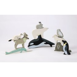 Tender Leaf - S&#230;ttekasse med 10 tr&#230;dyr - Polar