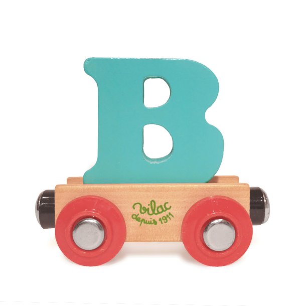 Vilac - Togvogn med bogstav B