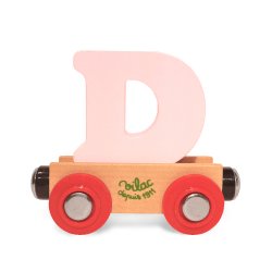 Vilac - Togvogn med bogstav D